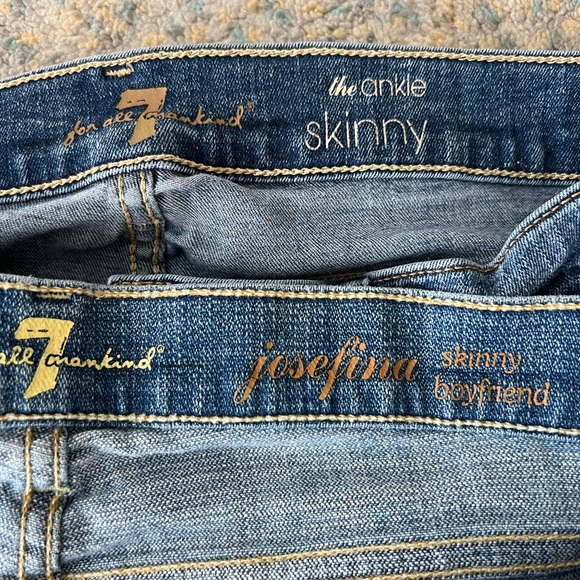 Bundle Seven for all mankind skinny jean 2 units size 30 - Picture 4 of 5